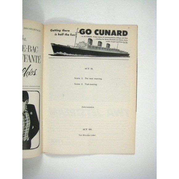 Visit to a Small Planet Playbill 1957 Booth Theatre Cyril Ritchard Edward Andrew - Picture 9 of 12